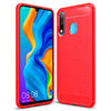 Flexi Slim Carbon Fibre Case for Huawei P30 Lite - Brushed Red